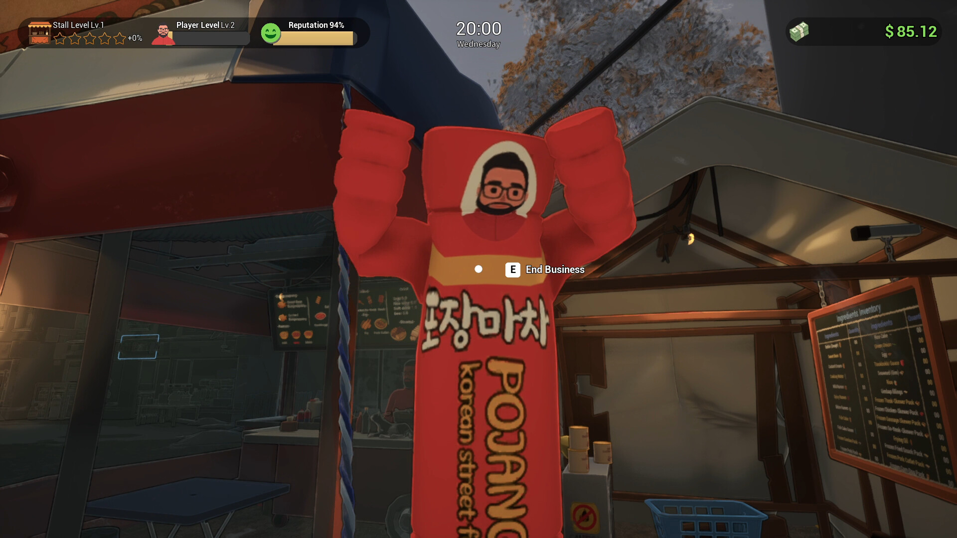 POJANGMACHA : 韩国街头美食经营模拟器/POJANGMACHA : Korean Street Food Management Simulator
